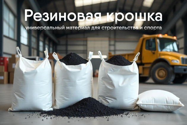 Резиновая крошка — универсальный материал для строительства и спорта